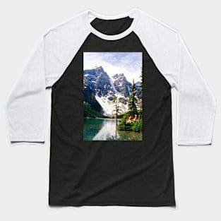 Face in the Mountain. Baseball T-Shirt